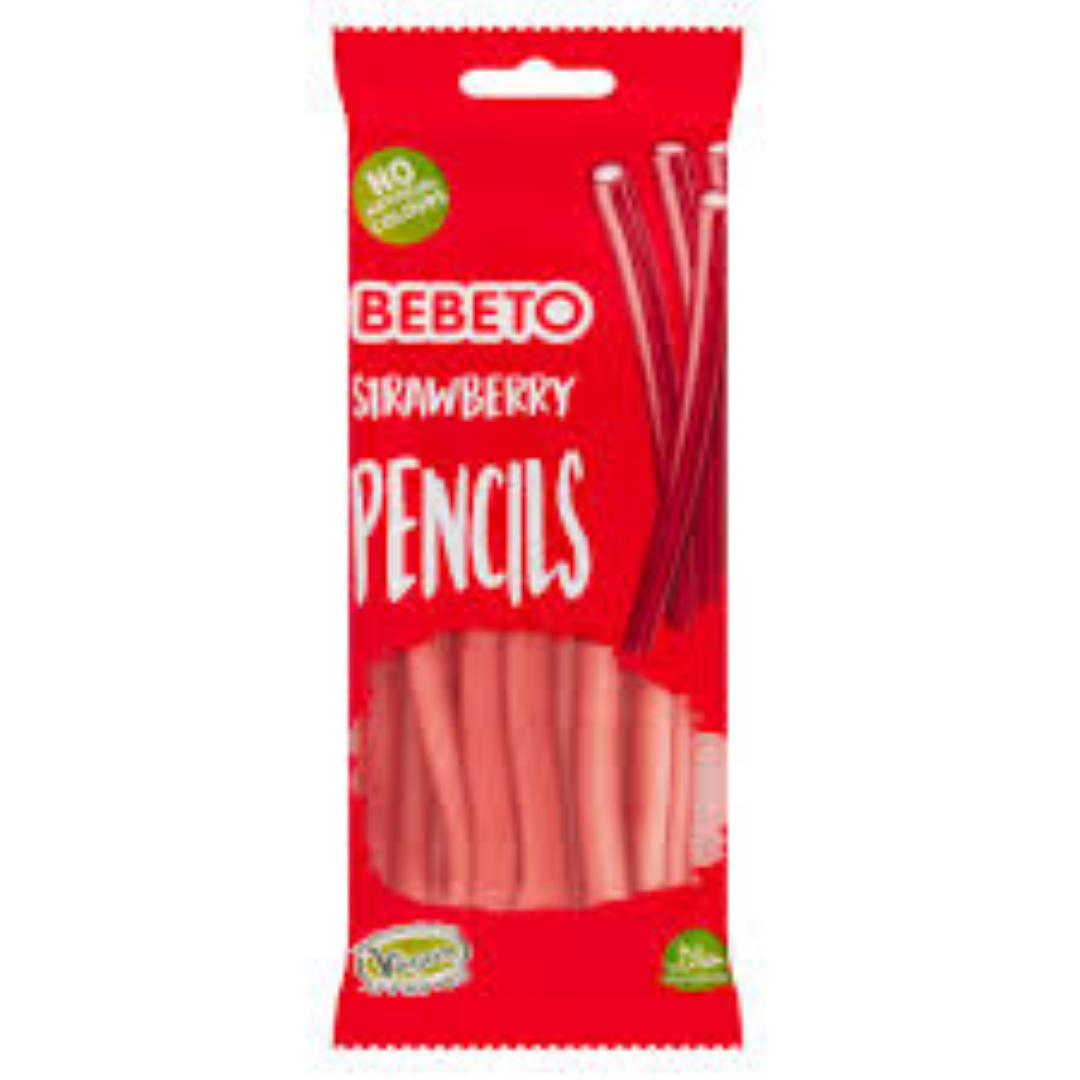 BEBETO STRAWBERRY PENCILS 160G